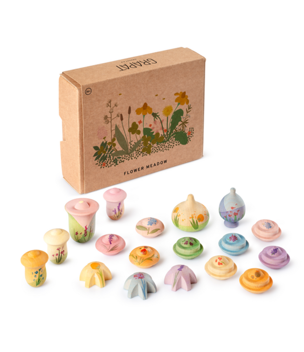 Grapat Grapat - Bloemenweide (18-delig)