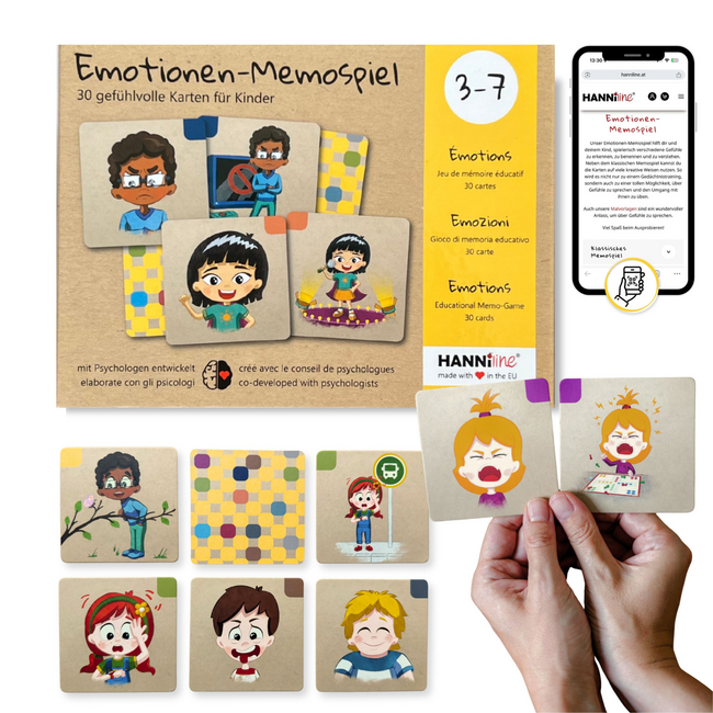 HANNIline - Emotie Memory Spel | 3+