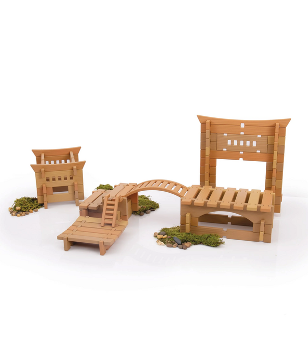 Guidecraft Guidecraft - Notch Blocks - Eastern (132-delig)