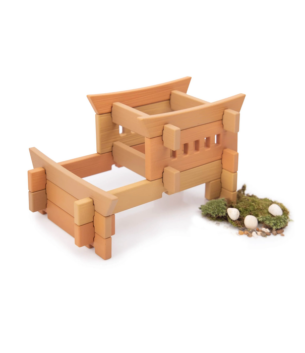 Guidecraft Guidecraft - Notch Blocks - Eastern (132-delig)