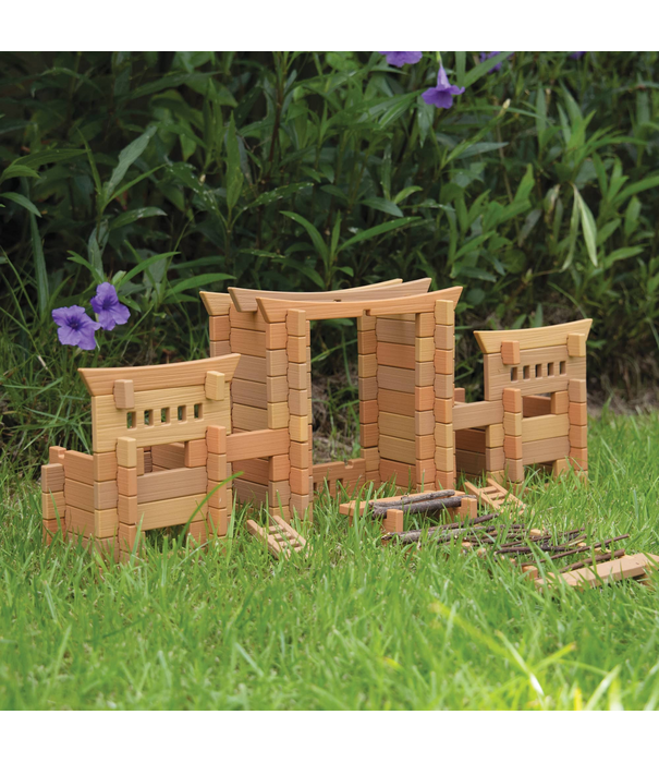 Guidecraft Guidecraft - Notch Blocks - Eastern (132-delig)