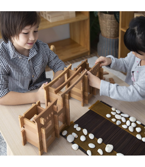 Guidecraft Guidecraft - Notch Blocks - Eastern (132-delig)