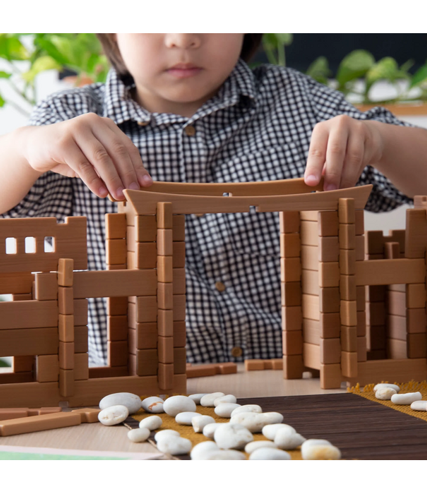 Guidecraft Guidecraft - Notch Blocks - Eastern (132-delig)