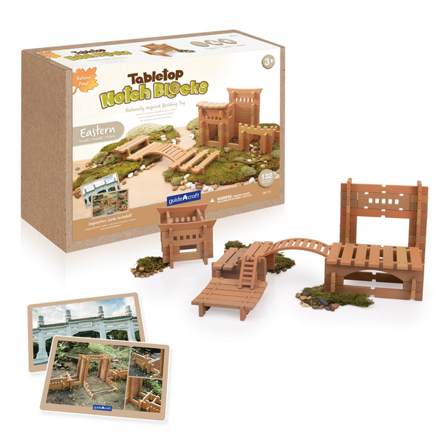 Guidecraft - Notch Blocks - Eastern (132-delig)