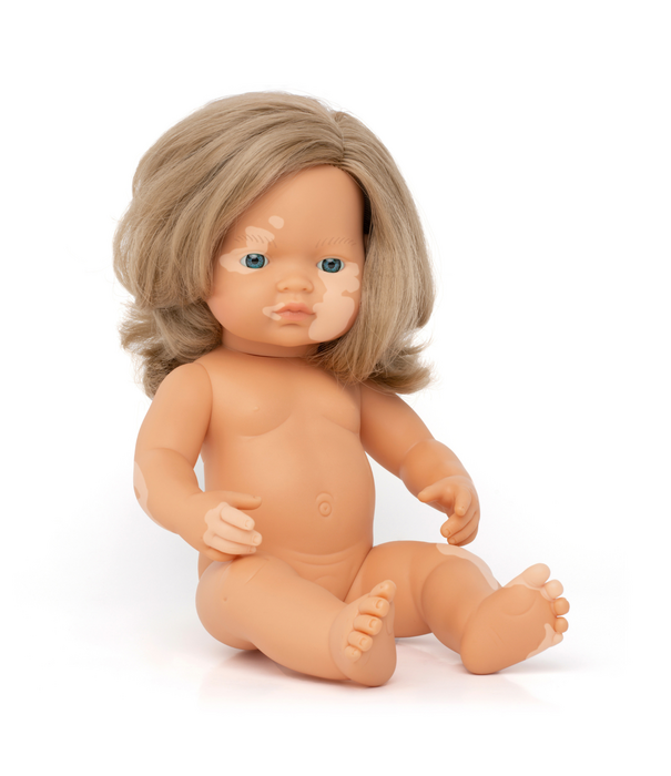 Miniland Miniland - Pop Meisje Europees met Vitiligo (38 cm)