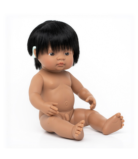 Pop Jongen Spaans met Hoorapparaat (38 cm)