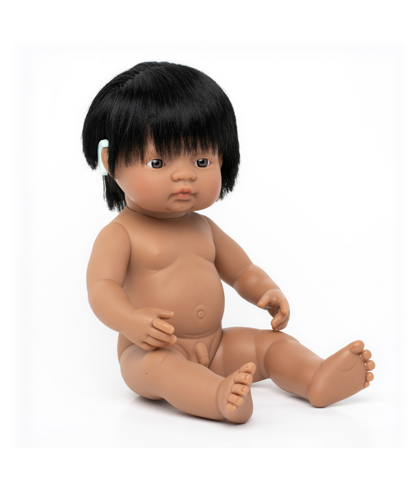 Miniland Miniland - Pop Jongen Spaans met Hoorapparaat (38 cm)