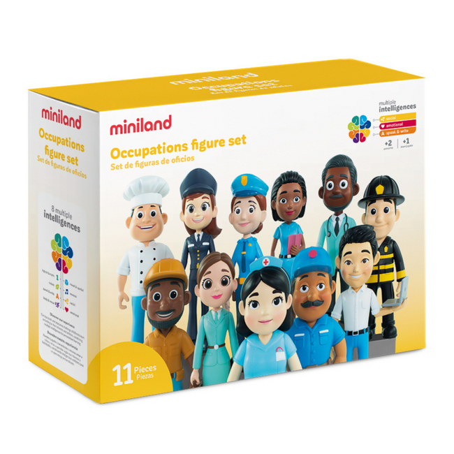 Miniland - Poppetjes Set Beroepen (11-delig)