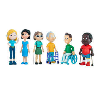 Miniland Poppetjes Set Lichamelijke Beperkingen (6-delig)