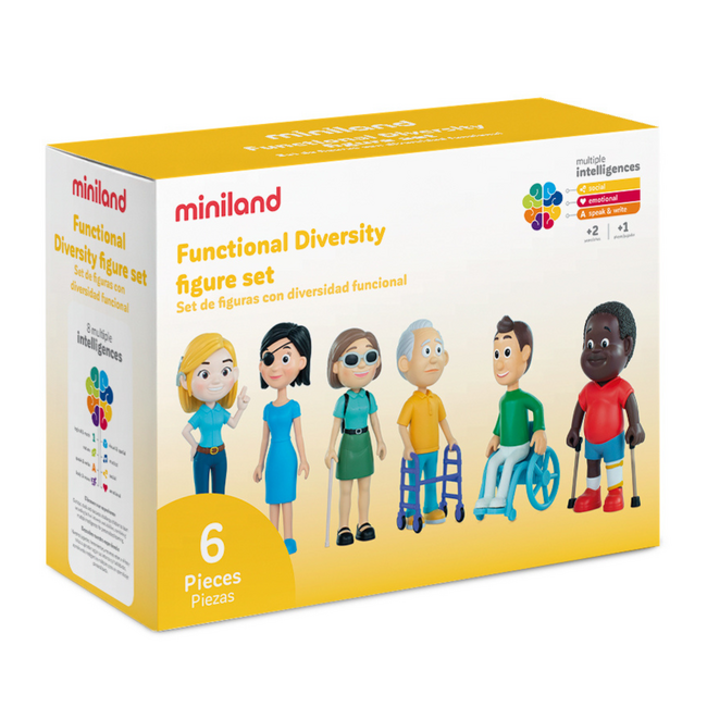 Miniland - Poppetjes Set Lichamelijke Beperkingen (6-delig)