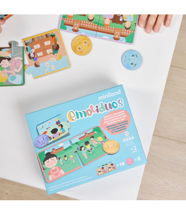 Miniland Miniland - Puzzelspel Emoties (2+)