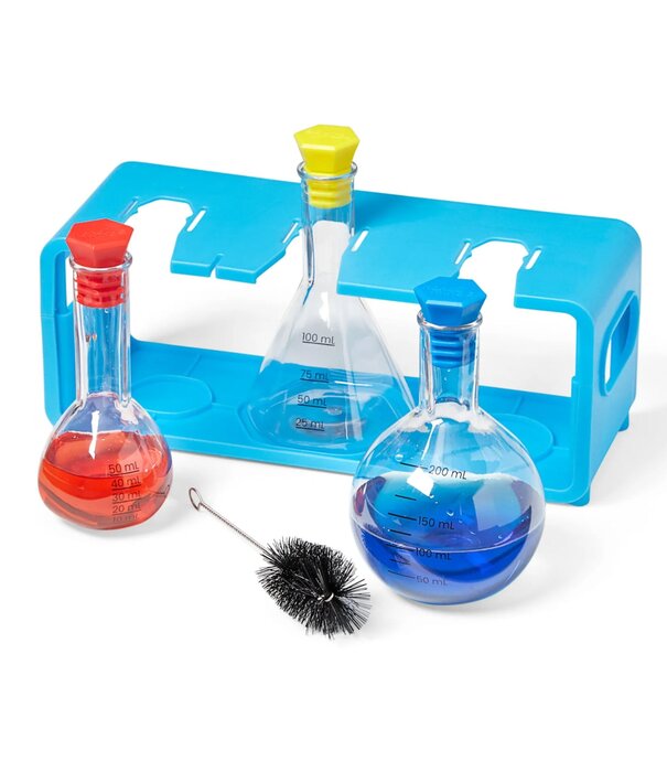 Learning Resources Learning Resources - Labratoriumflessen in Houder (8-delig)