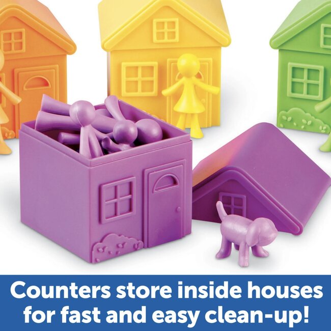 Learning Resources - Tel- en Sorteer Straat (42-delig)