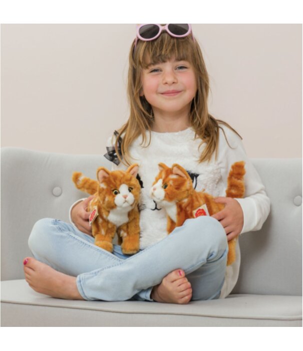 Teddy Hermann Teddy Hermann - Speelkat Rood Gestreept (20 cm)