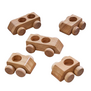 Cosy - Houten Kleine Auto's (5-delig)