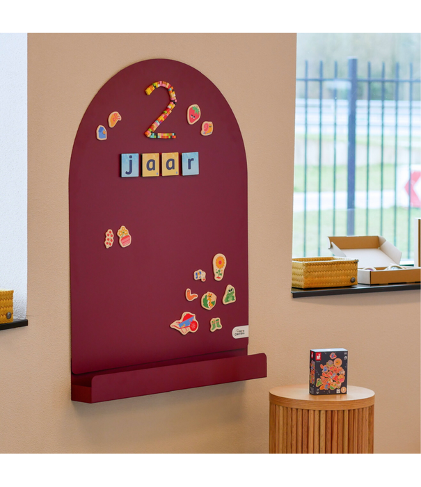 Magna Creations Magna Creations – Magneetbord Opbergschap L - Burgundy (Limited Edition)