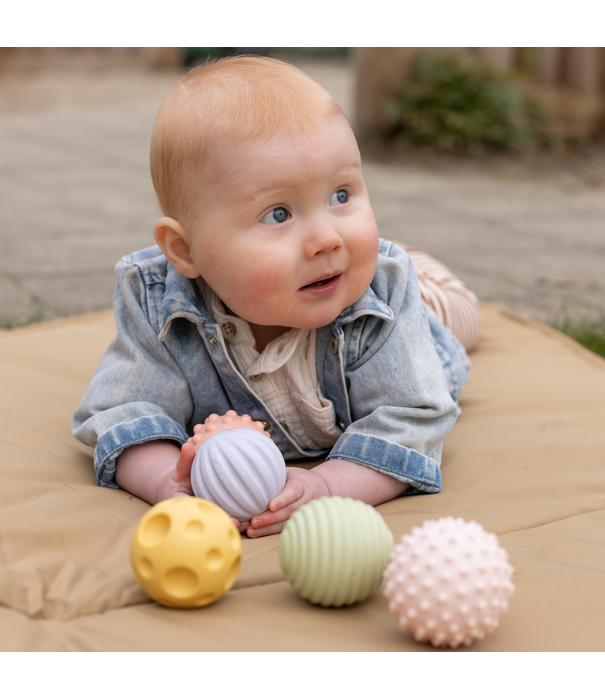 John Toy John Toy - Happy World Sensorische Ballen - 6st | 0+