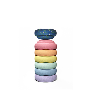 Stapelstein Spring Special Mini Rainbow Pastel (7-delig)