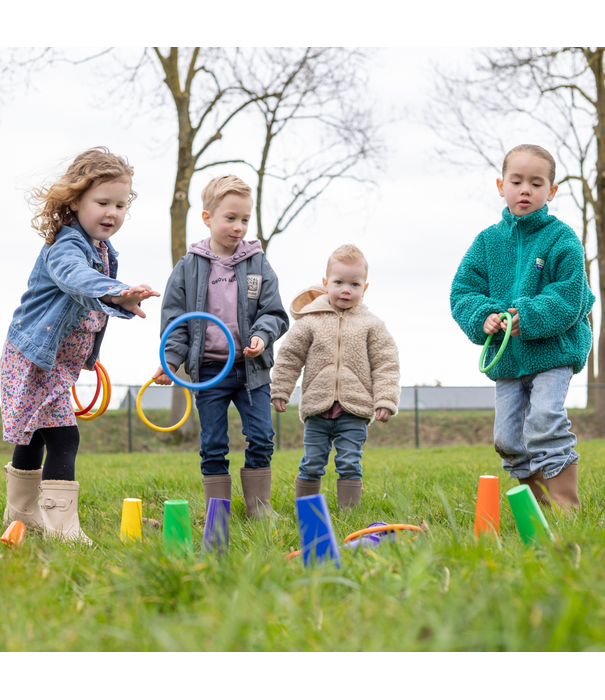 Gonge Gonge - Activiteitenringen Regenboog tinten (24-delig)