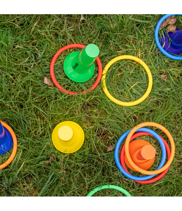 Gonge Gonge - Activiteitenringen Regenboog tinten (24-delig)