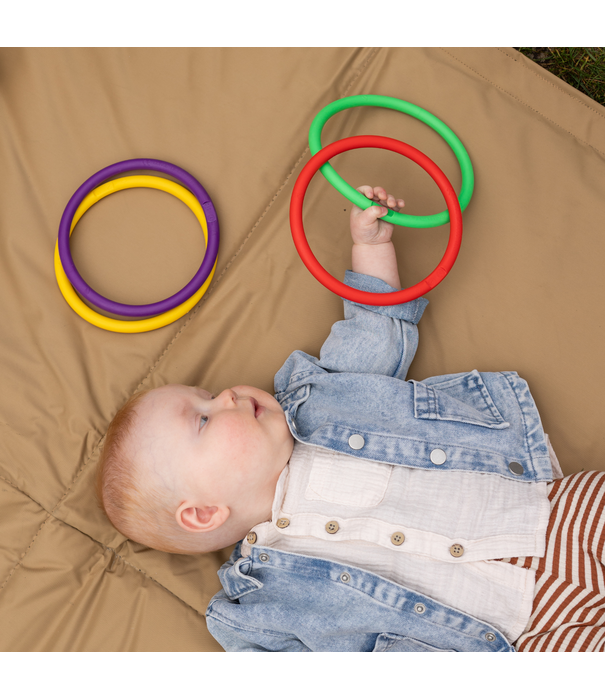 Gonge Gonge - Activiteitenringen - Regenboog tinten (6-delig)