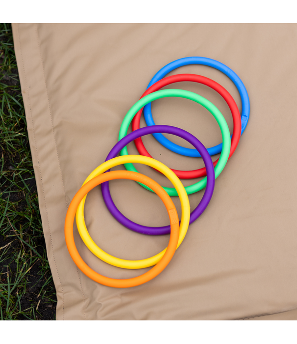 Gonge Gonge - Activiteitenringen - Regenboog tinten (6-delig)
