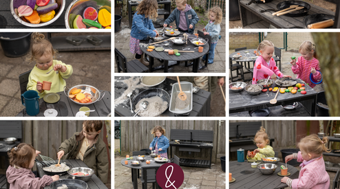 Koken en samen tafelen in de kinderopvang 