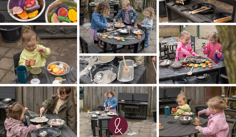 Koken en samen tafelen in de kinderopvang 