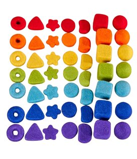 Vilten Vormen Set Regenboog