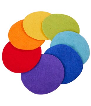 Vilten Regenboog Matten (7-delig)