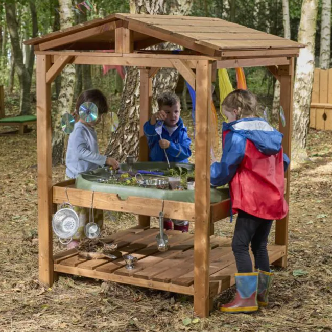 Cosy - Tuff Tray - Houten Huis met Afdak