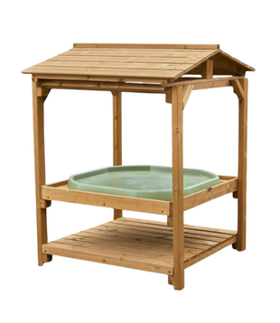 Tuff Tray - Houten Huis met Afdak