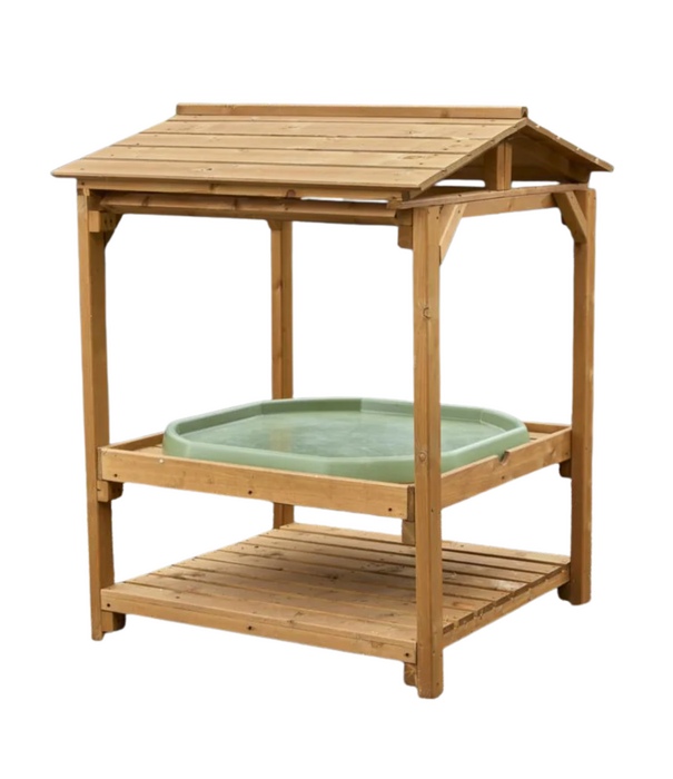 Cosy Cosy - Tuff Tray - Houten Huis met Afdak