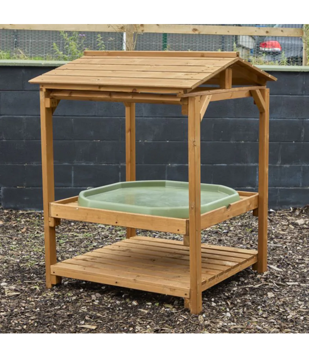 Cosy Cosy - Tuff Tray - Houten Huis met Afdak