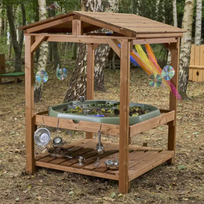 Cosy - Tuff Tray - Houten Huis met Afdak