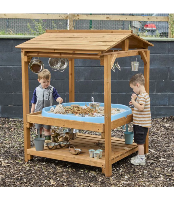 Cosy Cosy - Tuff Tray - Houten Huis met Afdak