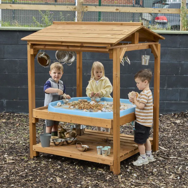 Cosy - Tuff Tray - Houten Huis met Afdak