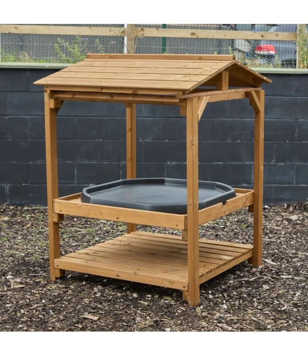 Cosy Cosy - Tuff Tray - Houten Huis met Afdak
