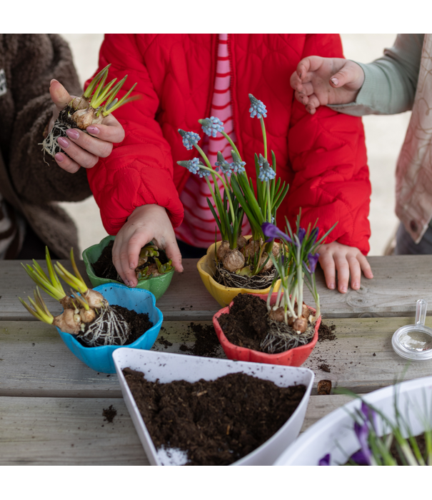Yellow Door Yellow Door - Stenen Speelbakjes met Bloemen (20-delig)