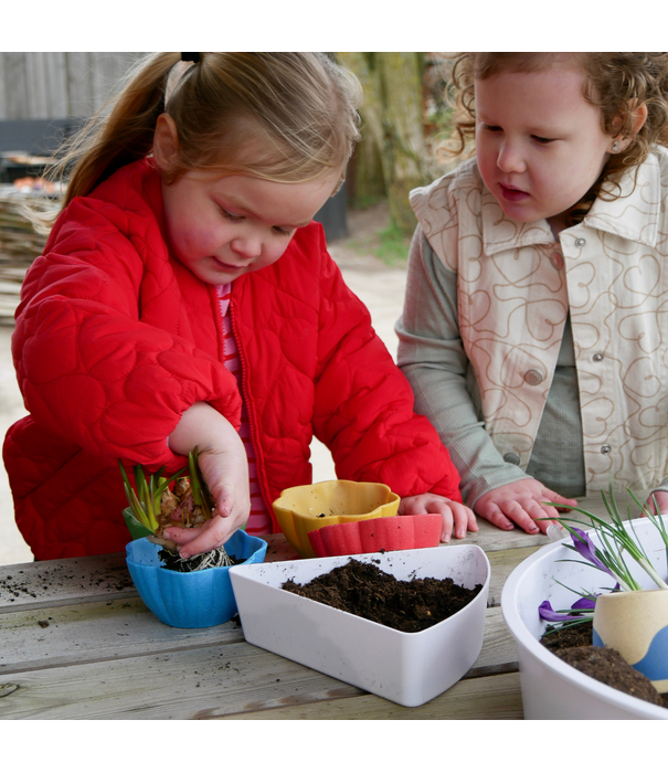 Yellow Door Yellow Door - Stenen Speelbakjes met Bloemen (20-delig)