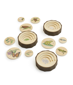 Levenscycluspuzzels (3-delig) | 2+