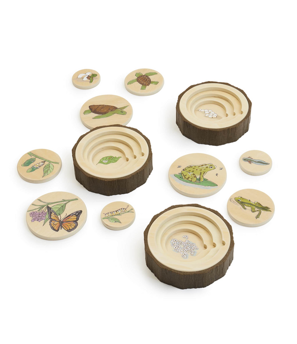 Guidecraft Guidecraft - Levenscycluspuzzels (3-delig) | 2+