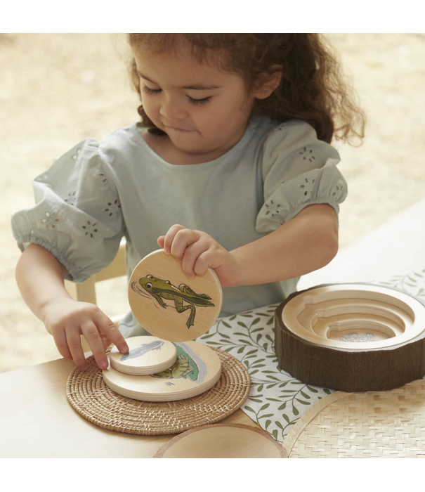 Guidecraft Guidecraft - Levenscycluspuzzels (3-delig) | 2+