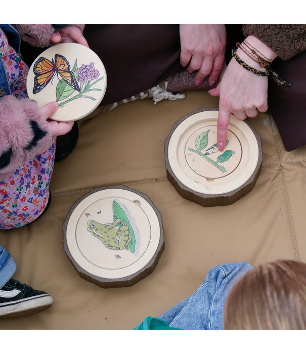 Guidecraft Guidecraft - Levenscycluspuzzels (3-delig) | 2+