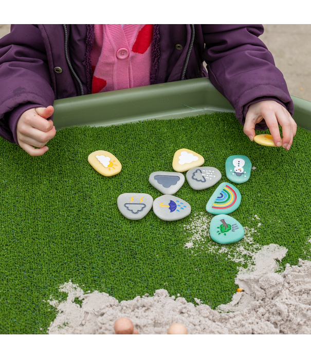 Yellow Door Yellow Door - Sensorische Speelstenen Weer (10-delig)