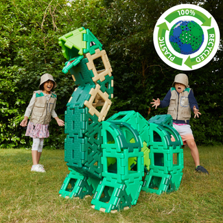 Polydron Grote Dino Bouwset (130-delig)