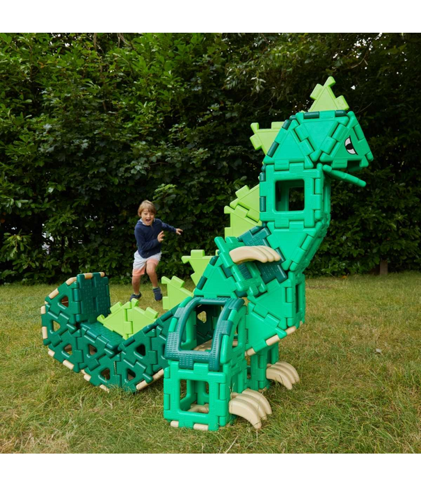 Polydron Polydron - Grote Dino Bouwset (130-delig)