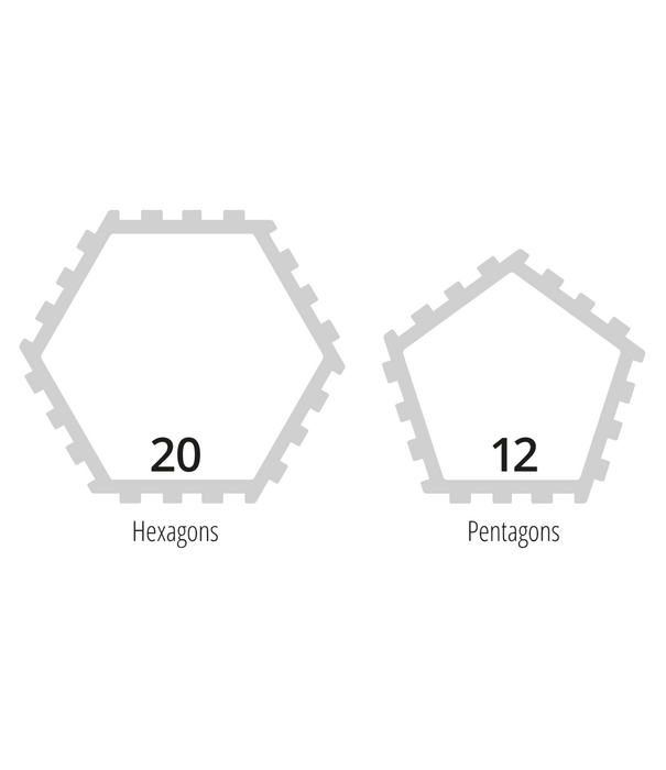 Polydron Polydron - XL Polydron Buckyball (32-delig)