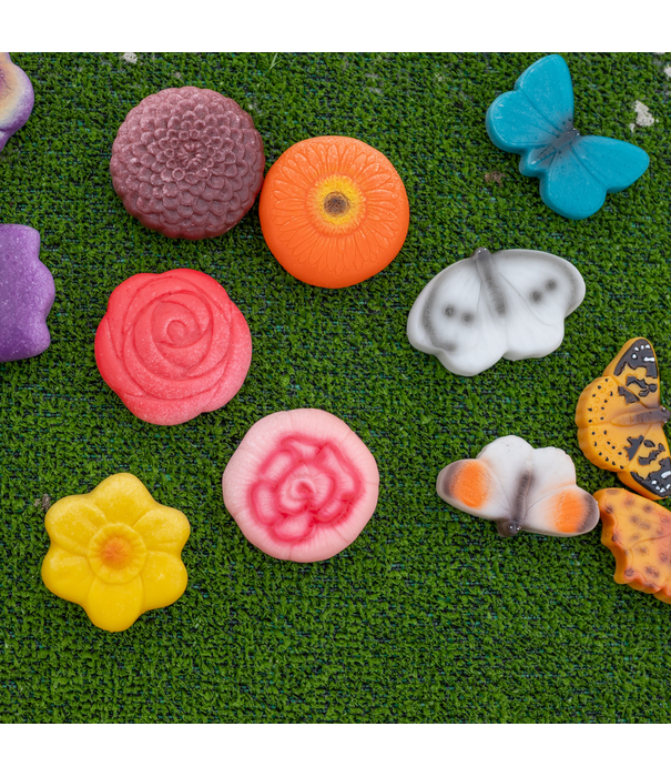 Yellow Door Yellow Door - Sensorische Speelstenen Bloemen  (8-delig)