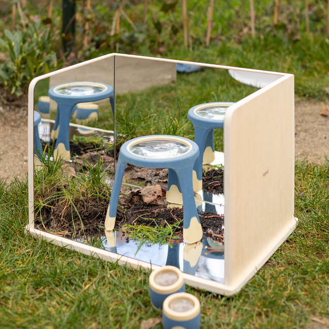 TickiT - Houten Spiegelbox